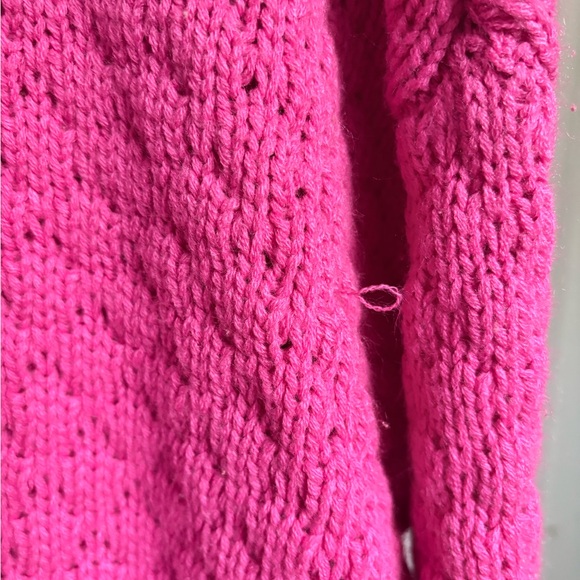 Pink Rose Fuchsia Cardigan Sweater - Picture 13 of 14